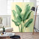 Tropical banana leaves nature art 6 by Justyna Jaszke on GIANT ART - flowers and plants meadow