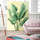 Tropical banana leaves nature art 6 by Justyna Jaszke on GIANT ART - flowers and plants meadow