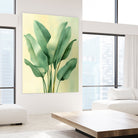 Tropical banana leaves nature art 6 by Justyna Jaszke on GIANT ART - flowers and plants meadow