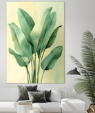 Tropical banana leaves nature art 6 by Justyna Jaszke on GIANT ART - flowers and plants meadow