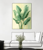 Tropical banana leaves nature art 6 by Justyna Jaszke on GIANT ART - flowers and plants meadow