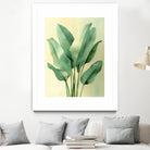 Tropical banana leaves nature art 6 by Justyna Jaszke on GIANT ART - flowers and plants meadow