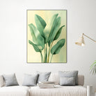 Tropical banana leaves nature art 6 by Justyna Jaszke on GIANT ART - flowers and plants meadow