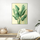 Tropical banana leaves nature art 6 by Justyna Jaszke on GIANT ART - flowers and plants meadow