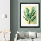 Tropical banana leaves nature art 6 by Justyna Jaszke on GIANT ART - flowers and plants meadow