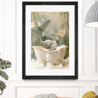 Elephant Bath Joy by Niky Rahner on GIANT ART - animals rahner