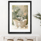 Elephant Bath Joy by Niky Rahner on GIANT ART - animals rahner