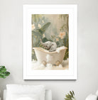 Elephant Bath Joy by Niky Rahner on GIANT ART - animals rahner