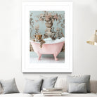 Leoparda Pink Bubble Bath by Niky Rahner on GIANT ART - botanical rahner
