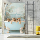 Blue Lagoon Lion Cubs by Niky Rahner on GIANT ART - animals rahner