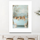 Blue Lagoon Lion Cubs by Niky Rahner on GIANT ART - animals rahner