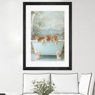 Blue Lagoon Lion Cubs by Niky Rahner on GIANT ART - animals rahner