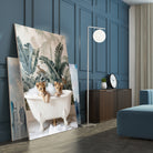 Tropical Lion Bath by Niky Rahner on GIANT ART - animals rahner