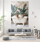 Tropical Lion Bath by Niky Rahner on GIANT ART - animals rahner