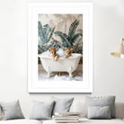 Tropical Lion Bath by Niky Rahner on GIANT ART - animals rahner