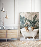 Tropical Lion Bath by Niky Rahner on GIANT ART - animals rahner