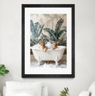 Tropical Lion Bath by Niky Rahner on GIANT ART - animals rahner