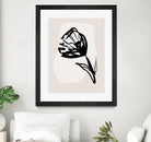 Monochrome Blossom by Treechild on GIANT ART - flowers and plants minimalist-floral-art