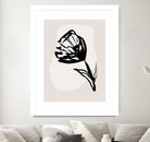 Monochrome Blossom by Treechild on GIANT ART - flowers and plants minimalist-floral-art