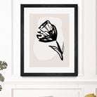 Monochrome Blossom by Treechild on GIANT ART - flowers and plants minimalist-floral-art