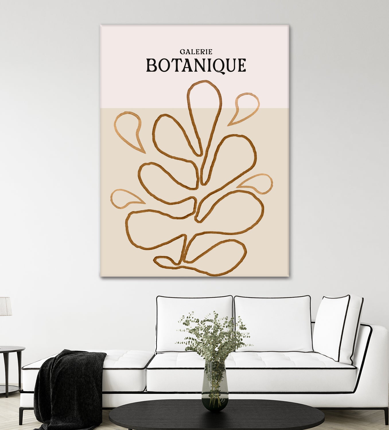 Earthy Leaf Lines by Treechild on GIANT ART -  botanical art print