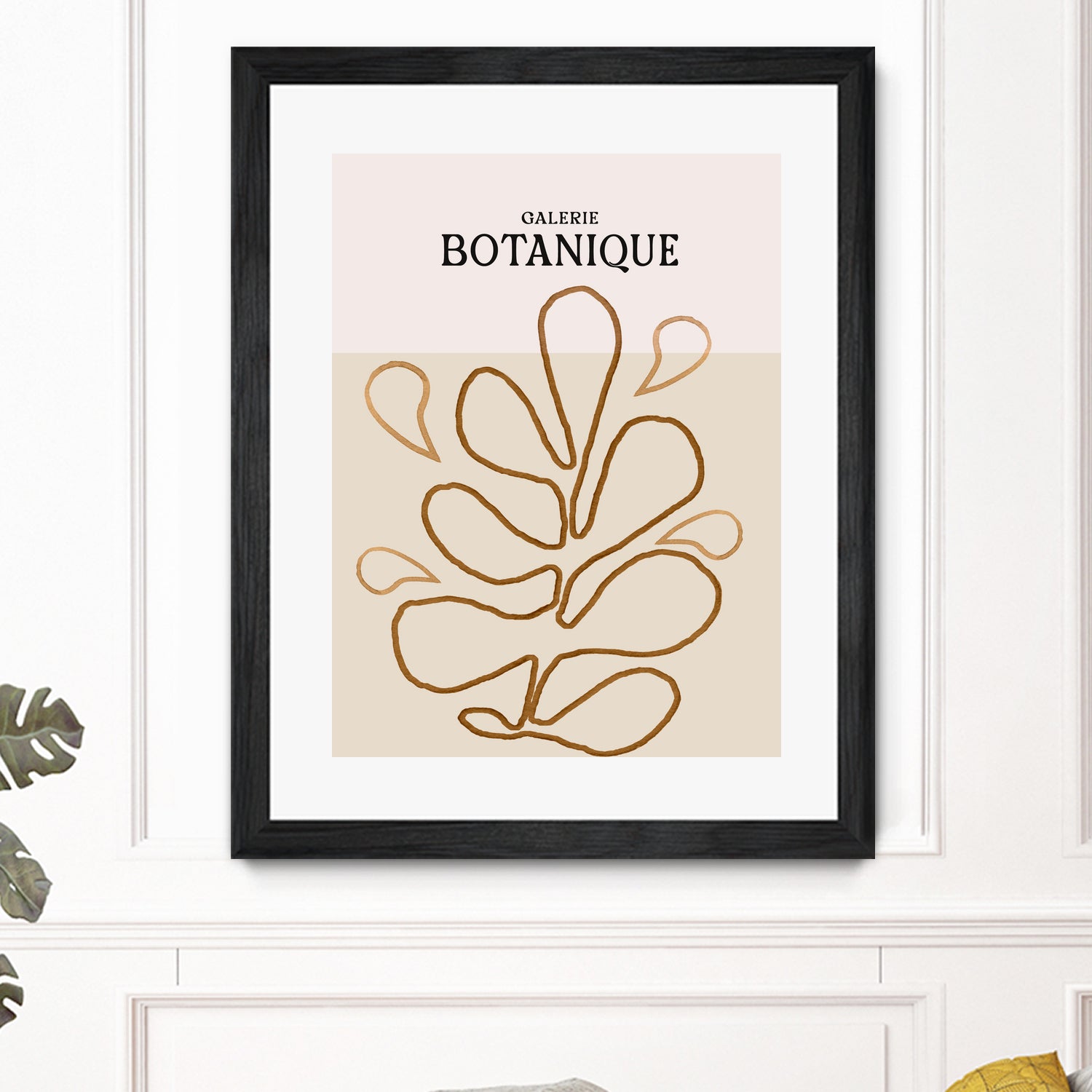 Earthy Leaf Lines by Treechild on GIANT ART -  botanical art print