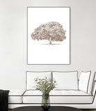 Big Tree in Brown Sepia by Katie Oa#039;Shea on GIANT ART - 2550 illustration
