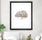 Big Tree in Brown Sepia by Katie Oa#039;Shea on GIANT ART - 2550 illustration