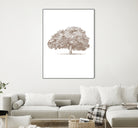 Big Tree in Brown Sepia by Katie Oa#039;Shea on GIANT ART - 2550 illustration