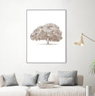 Big Tree in Brown Sepia by Katie Oa#039;Shea on GIANT ART - 2550 illustration