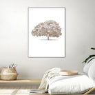 Big Tree in Brown Sepia by Katie Oa#039;Shea on GIANT ART - 2550 illustration