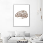 Big Tree in Brown Sepia by Katie Oa#039;Shea on GIANT ART - 2550 illustration