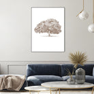 Big Tree in Brown Sepia by Katie Oa#039;Shea on GIANT ART - 2550 illustration
