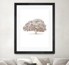 Big Tree in Brown Sepia by Katie Oa#039;Shea on GIANT ART - 2550 illustration