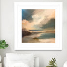 Serene Seascape Under a Dynamic Sky by Anna-Karin Bergius on GIANT ART - abstract landscape nature and landscapes abstract landscape