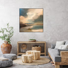 Serene Seascape Under a Dynamic Sky by Anna-Karin Bergius on GIANT ART - abstract landscape nature and landscapes abstract landscape
