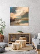 Serene Seascape Under a Dynamic Sky by Anna-Karin Bergius on GIANT ART - abstract landscape nature and landscapes abstract landscape