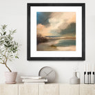 Serene Seascape Under a Dynamic Sky by Anna-Karin Bergius on GIANT ART - abstract landscape nature and landscapes abstract landscape