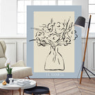 Floral Sketch Vase by Treechild on GIANT ART - 7200 photography