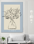 Floral Sketch Vase by Treechild on GIANT ART - 7200 photography
