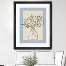Floral Sketch Vase by Treechild on GIANT ART - 7200 photography