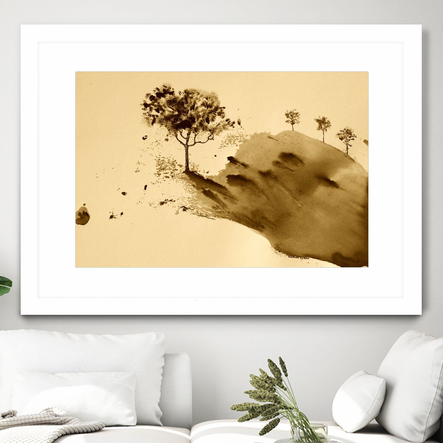 Whispering Hillside by Santhosh ch on GIANT ART - 19917 illustration