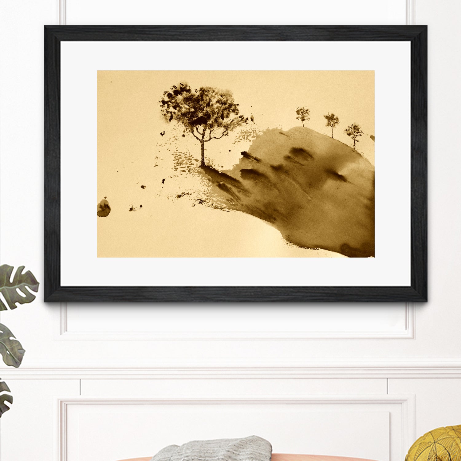 Whispering Hillside by Santhosh ch on GIANT ART - 19917 illustration