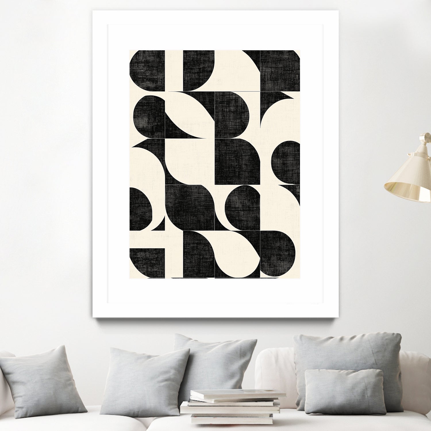Geometric Black and White Patterns by Layla Oz on GIANT ART - 2972 illustration