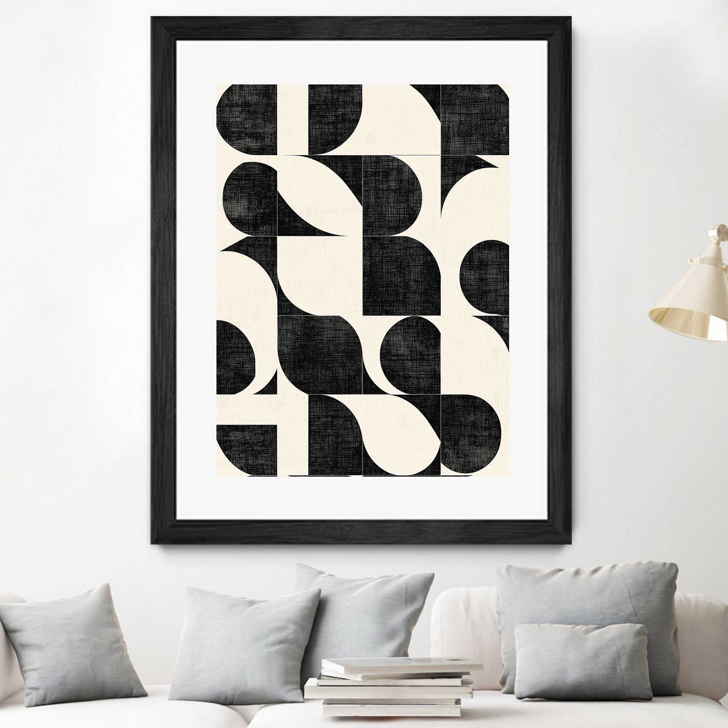 Geometric Black and White Patterns by Layla Oz on GIANT ART - 2972 illustration