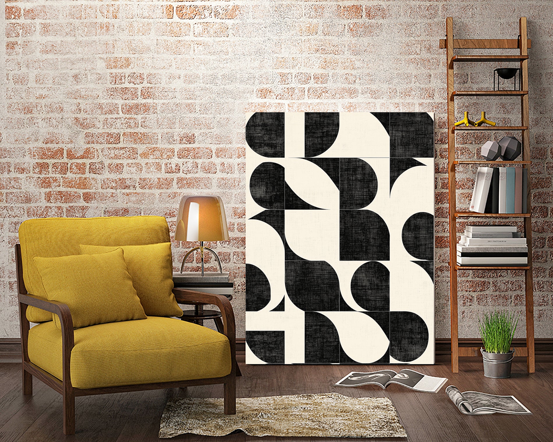 Geometric Black and White Patterns by Layla Oz on GIANT ART - 2972 illustration