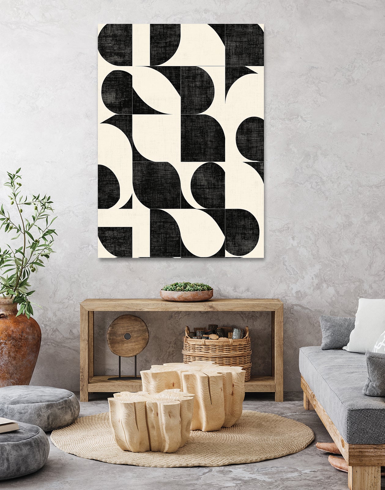 Geometric Black and White Patterns by Layla Oz on GIANT ART - 2972 illustration