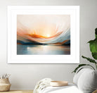 Sunset Over A Calm Body Of Water by Alpenglow Workshop on GIANT ART - abstract abstract sunset