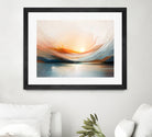 Sunset Over A Calm Body Of Water by Alpenglow Workshop on GIANT ART - abstract abstract sunset
