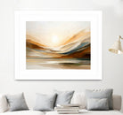 Sunset Through Misty Peaks by Alpenglow Workshop on GIANT ART - abstract abstract landscape